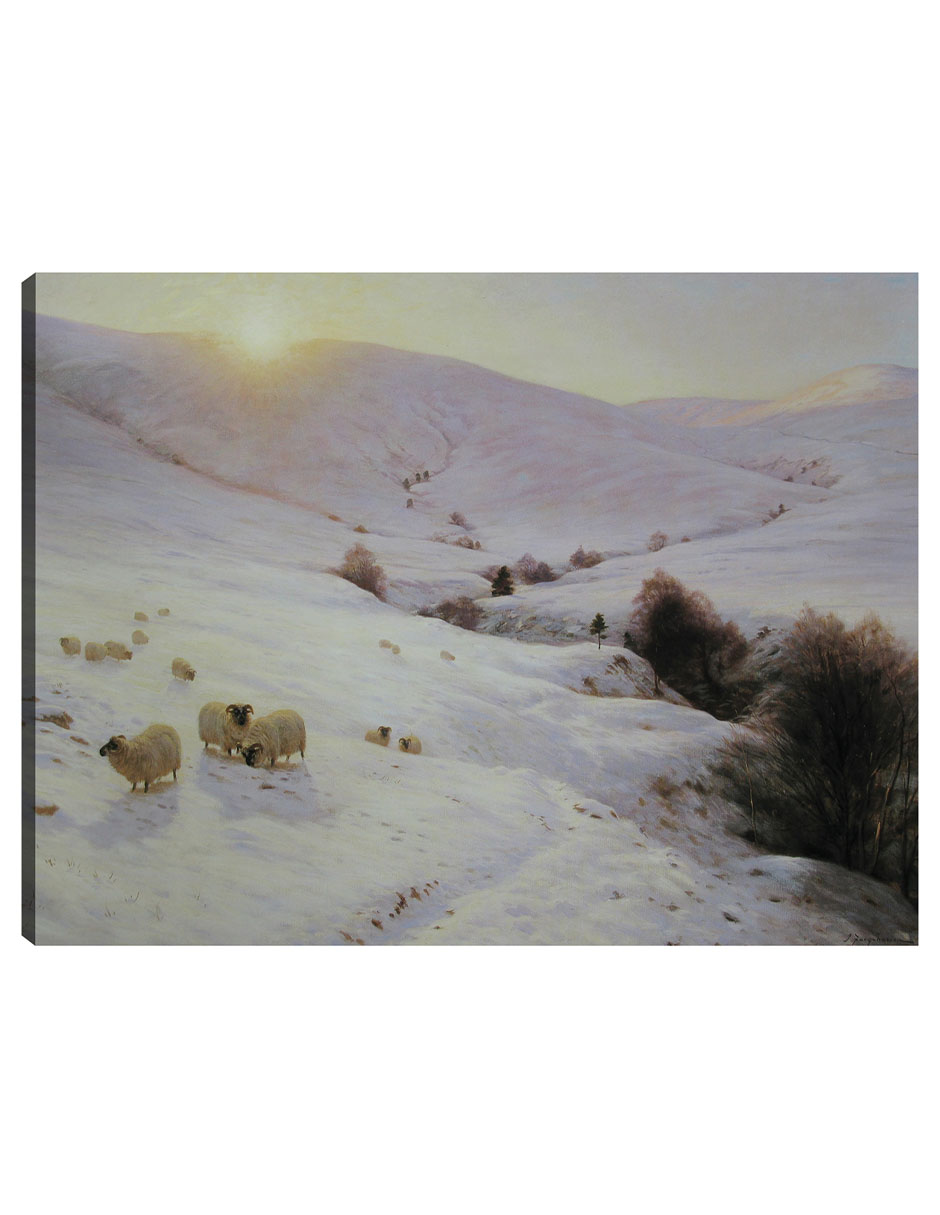 Foto 2 pulgar | Cuadro Decorativo - Colinas Del Sur- Joseph Farquharson - Religión - 46x61 - Impresión En Lienzo - Fine Art Tj