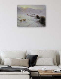 Foto 5 | Cuadro Decorativo - Colinas Del Sur- Joseph Farquharson - Religión - 46x61 - Impresión En Lienzo - Fine Art Tj