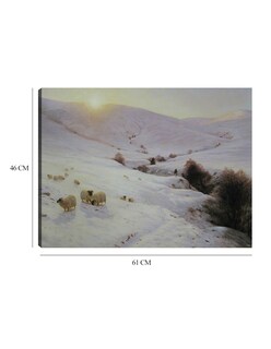 Foto 6 | Cuadro Decorativo - Colinas Del Sur- Joseph Farquharson - Religión - 46x61 - Impresión En Lienzo - Fine Art Tj