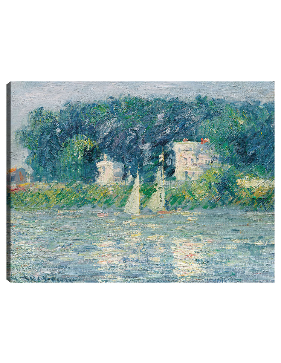 Foto 2 pulgar | Cuadro Decorativo - Veleros En El Oise- Gustave Caillebotte - Religión - 69x92 - Impresión En Lienzo - Fine Art Tj