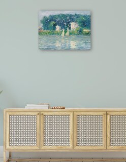Foto 4 | Cuadro Decorativo - Veleros En El Oise- Gustave Caillebotte - Religión - 69x92 - Impresión En Lienzo - Fine Art Tj