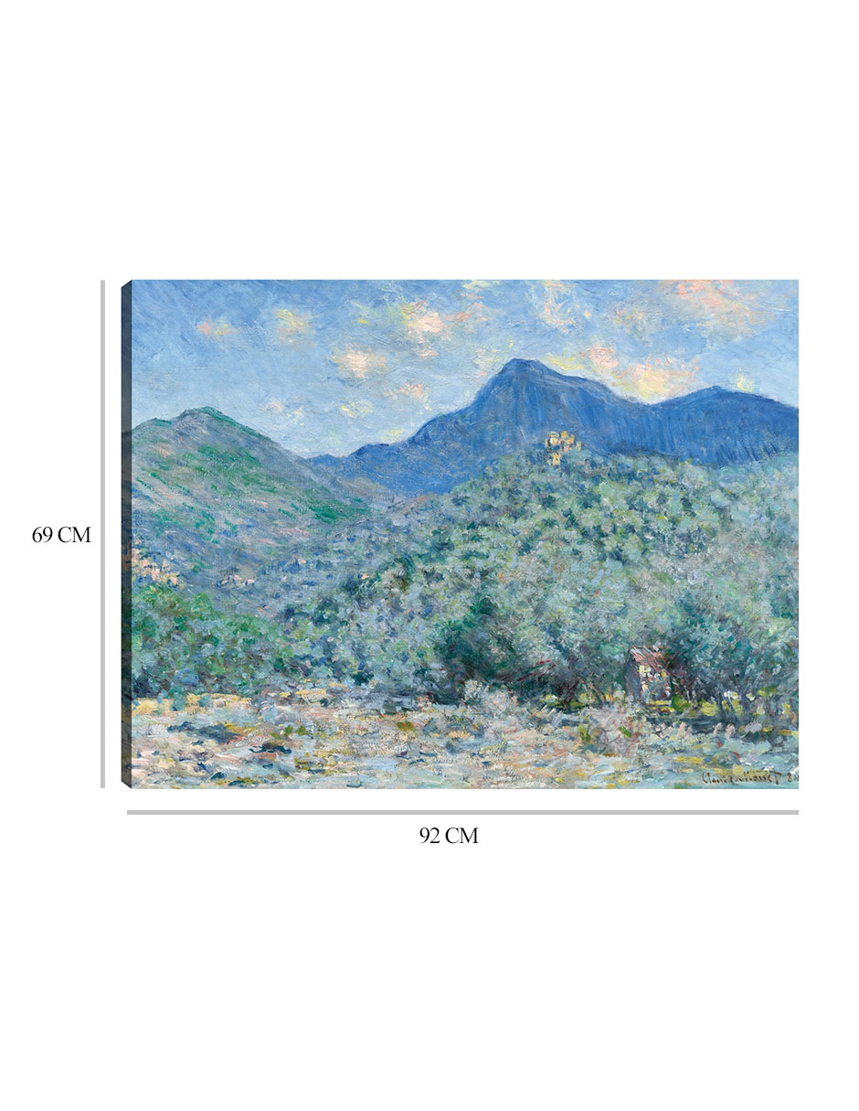 Foto 6 | Cuadro Decorativo - Valle Buona, Cerca De Bordighera (1884)- Claude Monet - Paisaje - 69x92 - Impresión En Lienz