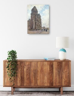Foto 2 | Cuadro Decorativo - Notre-dame De París (1901)- Frédéric Houbron - Ciudades - 28x36 - Impresión En Lienzo - Fine Art