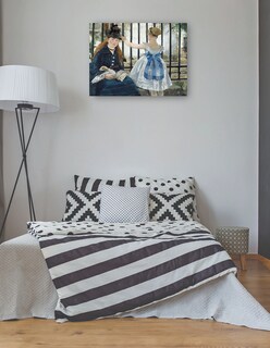 Foto 3 | Cuadro Decorativo - La Vía Del Tren- Edouard Manet - Religión - 77x102 - Impresión En Lienzo - Fine Art Tj