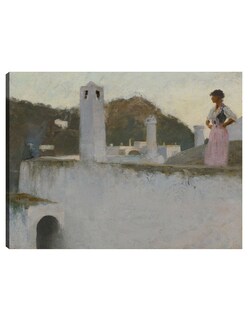 Foto 1 | Cuadro Decorativo - Vista De Capri (hacia 1878)- John Singer Sargent - Fotografía - 77x102 - Impresión En Lienzo