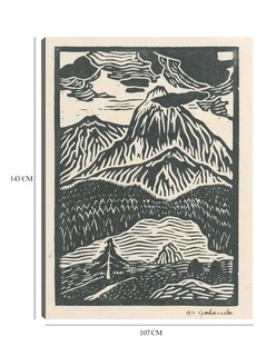 Foto 6 | Cuadro Decorativo - Otoño Ii (1924)- Mikuláš Galanda - Abstracto - 107x143 - Impresión En Lienzo - Fine Art Tj