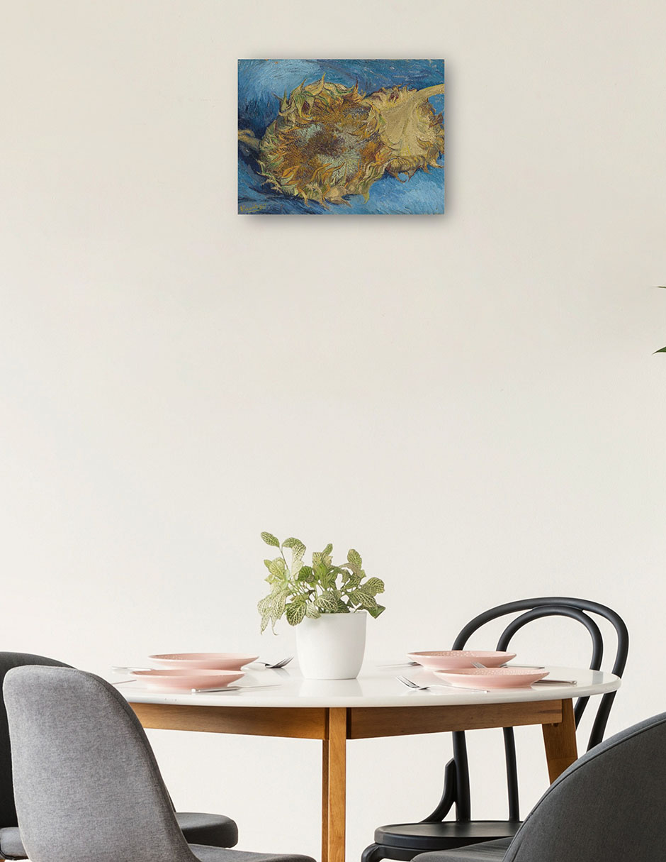 Foto 2 | Cuadro Decorativo - Girasoles (1887)- Vincent Van Gogh - Religión - 69x92 - Impresión En Lienzo - Fine Art Tj