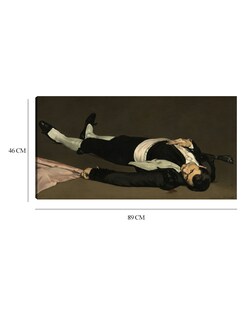 Foto 6 | Cuadro Decorativo - El Torero Muerto 1864- Edouard Manet - Fotografía - 46x89 - Impresión En Lienzo - Fine Art Tj