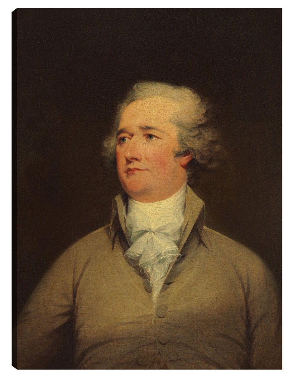 Foto 2 pulgar | Cuadro Decorativo - Alejandro Hamilton, C. 1792- John Trumbull - Fotografía - 28x36 - Impresión En Lienzo - Fine Art Tj