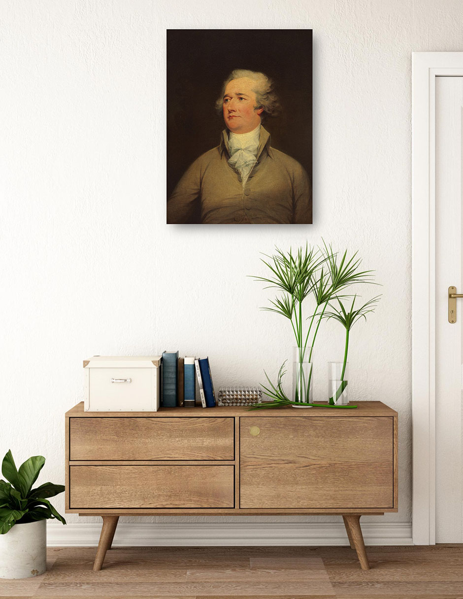 Foto 4 pulgar | Cuadro Decorativo - Alejandro Hamilton, C. 1792- John Trumbull - Fotografía - 28x36 - Impresión En Lienzo - Fine Art Tj