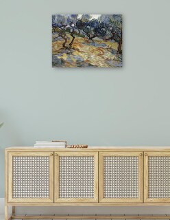 Foto 4 | Cuadro Decorativo - Olivos- Vincent Van Gogh - Paisaje - 107x143 - Impresión En Lienzo - Fine Art Tj
