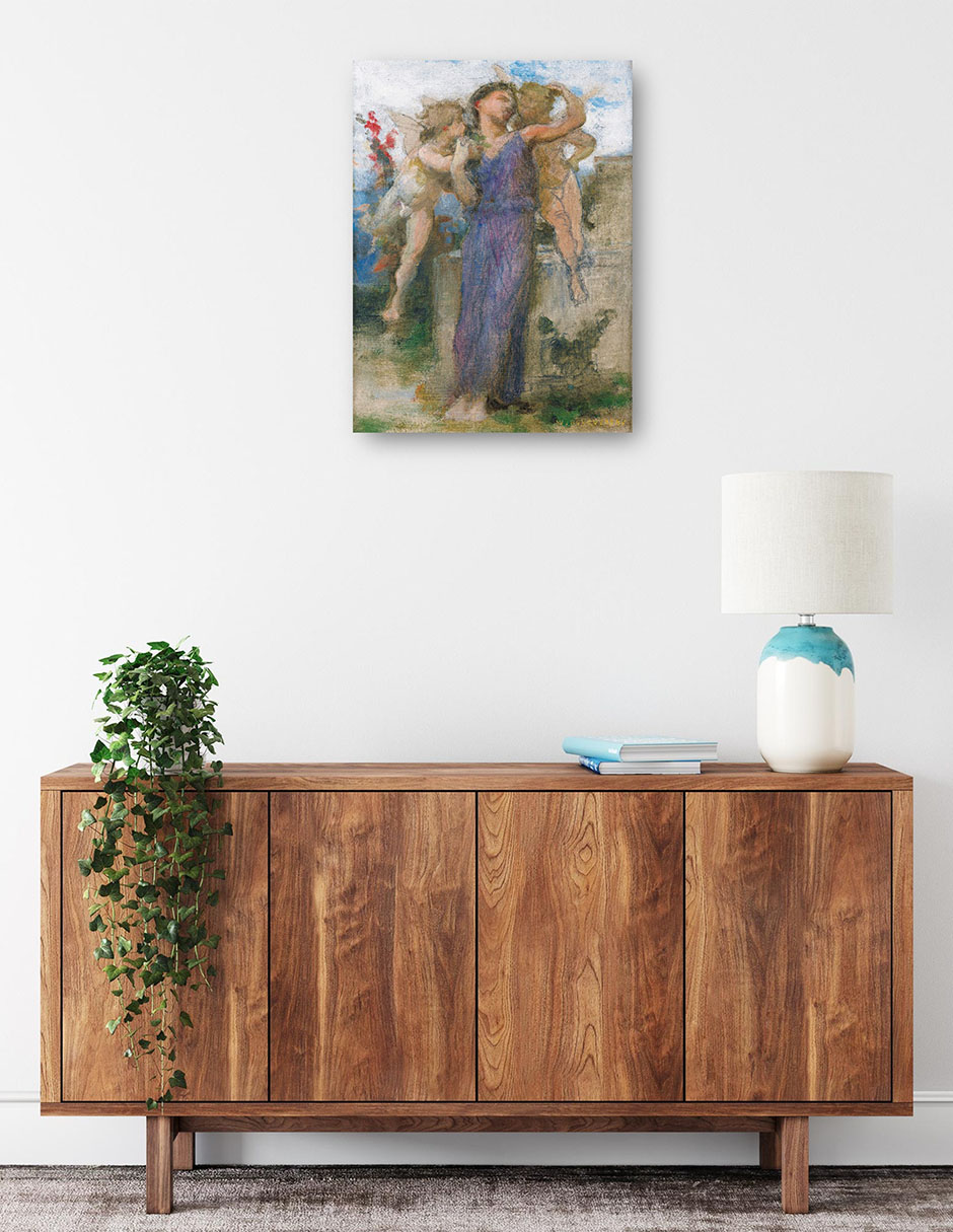 Foto 2 | Cuadro Decorativo - Tendencias Propuestas- William Bouguereau - Religión - 28x36 - Impresión En Lienzo - Fine Art Tj