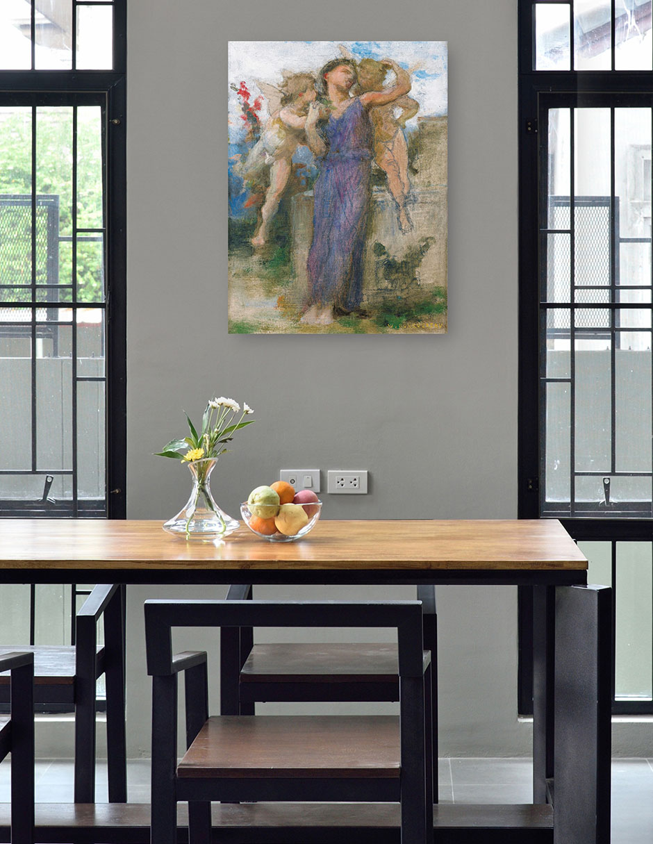 Foto 5 pulgar | Cuadro Decorativo - Tendencias Propuestas- William Bouguereau - Religión - 28x36 - Impresión En Lienzo - Fine Art Tj