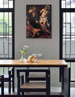 Foto 4 | Cuadro Decorativo - Coronando De Espinas (1592)- Jacopo Tintoretto - Religión - 28x36 - Impresión En Lienzo - Fine Ar