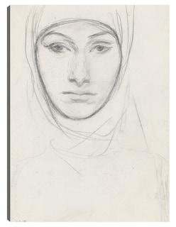 Foto 1 | Cuadro Decorativo - Cabeza De Mujer- John Singer Sargent - Abstracto - 46x61 - Impresión En Lienzo - Fine Art Tj