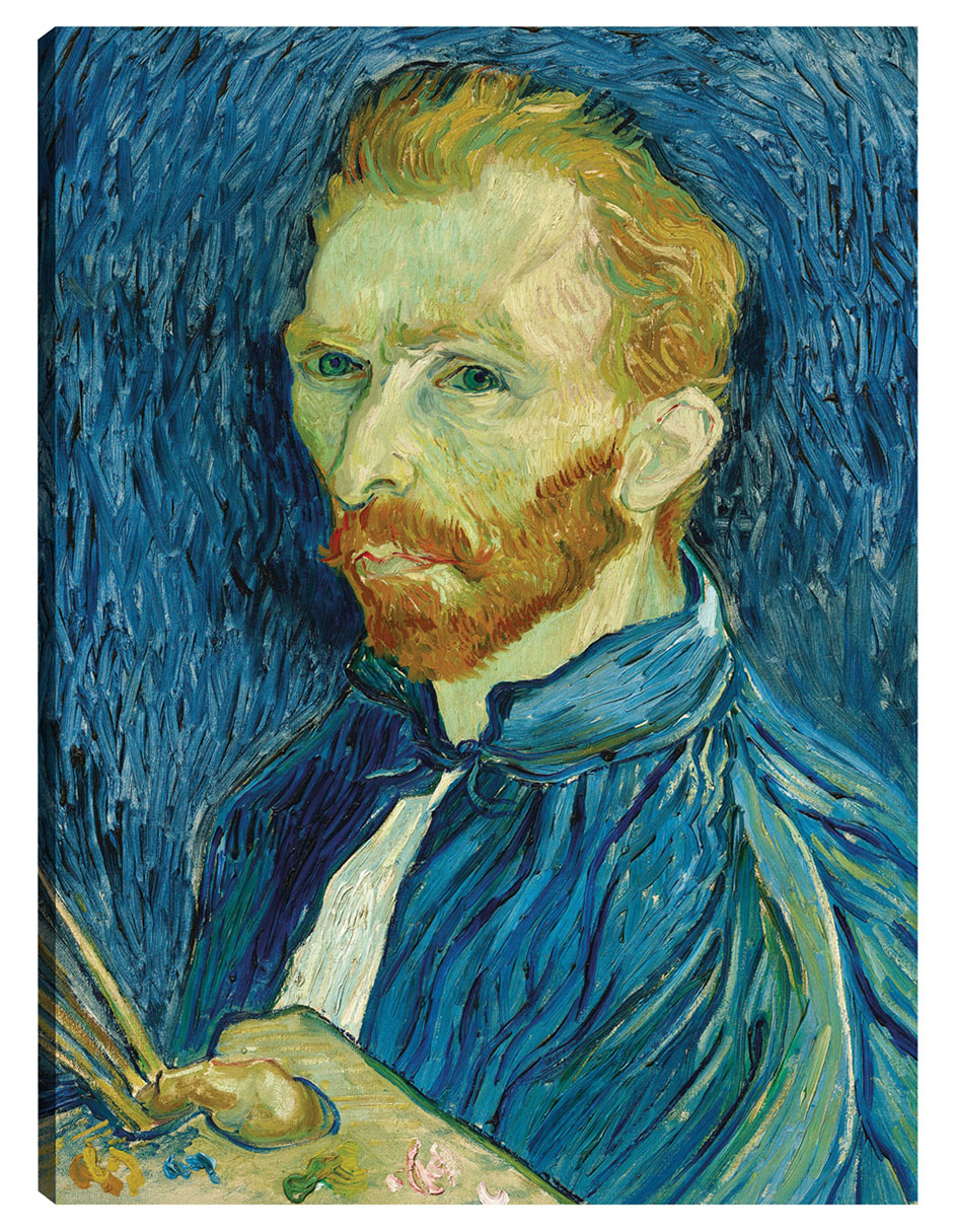 Foto 2 pulgar | Cuadro Decorativo - Autorretrato 1889- Vincent Van Gogh - Fotografía - 69x92 - Impresión En Lienzo - Fine Art Tj