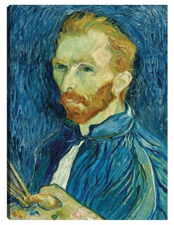 Foto 1 | Cuadro Decorativo - Autorretrato 1889- Vincent Van Gogh - Fotografía - 69x92 - Impresión En Lienzo - Fine Art Tj