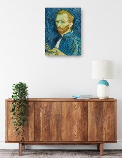 Foto 2 | Cuadro Decorativo - Autorretrato 1889- Vincent Van Gogh - Fotografía - 69x92 - Impresión En Lienzo - Fine Art Tj