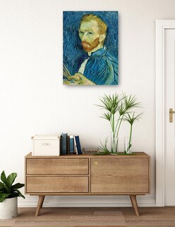 Foto 3 | Cuadro Decorativo - Autorretrato 1889- Vincent Van Gogh - Fotografía - 69x92 - Impresión En Lienzo - Fine Art Tj