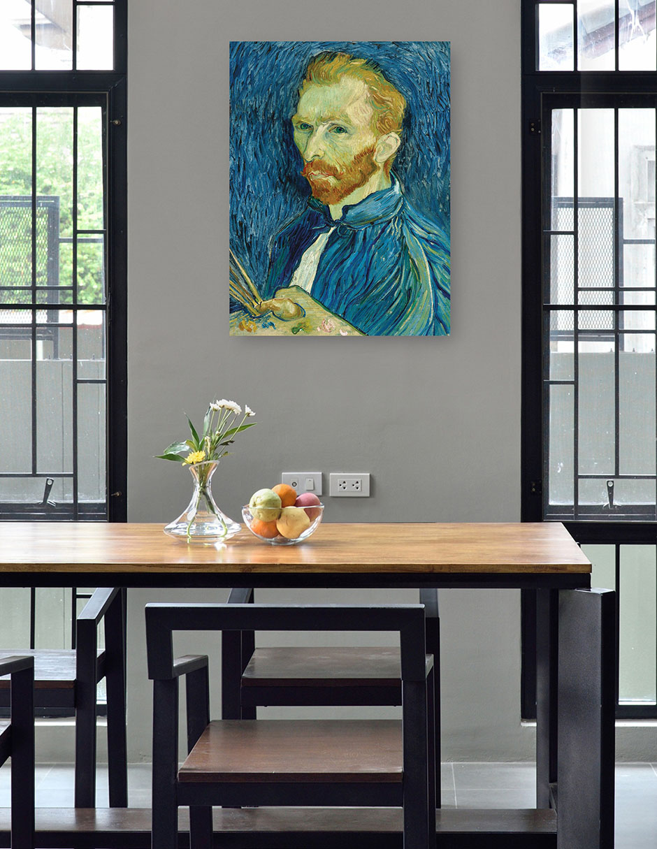 Foto 5 pulgar | Cuadro Decorativo - Autorretrato 1889- Vincent Van Gogh - Fotografía - 69x92 - Impresión En Lienzo - Fine Art Tj