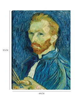 Foto 6 | Cuadro Decorativo - Autorretrato 1889- Vincent Van Gogh - Fotografía - 69x92 - Impresión En Lienzo - Fine Art Tj