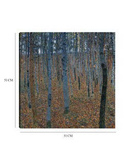 Foto 6 | Cuadro Decorativo - Hayedo I- Gustav Klimt - Paisaje - 51x51 - Impresión En Lienzo - Fine Art Tj