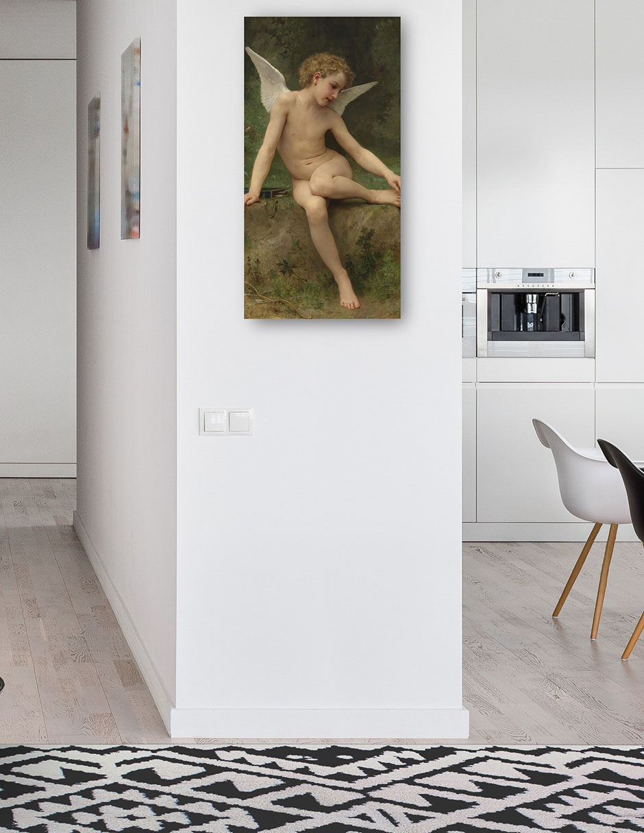 Foto 5 pulgar | Cuadro Decorativo - Amor En La Espina (1894)- William Bouguereau - Religión - 34x64 - Impresión En Lienzo - Fine Art Tj