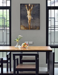 Foto 4 | Cuadro Decorativo - Cristo En La Cruz (1592 – 1633)- Peter Paul Rubens - Religión - 69x92 - Impresión En Lienzo
