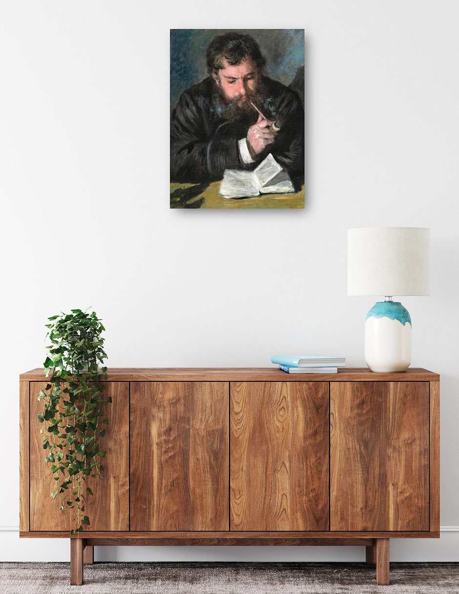 Foto 2 | Cuadro Decorativo - Claude Monet- Pierre-auguste Renoir - Fotografía - 46x61 - Impresión En Lienzo - Fine Art Tj