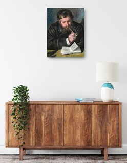 Foto 2 | Cuadro Decorativo - Claude Monet- Pierre-auguste Renoir - Fotografía - 46x61 - Impresión En Lienzo - Fine Art Tj