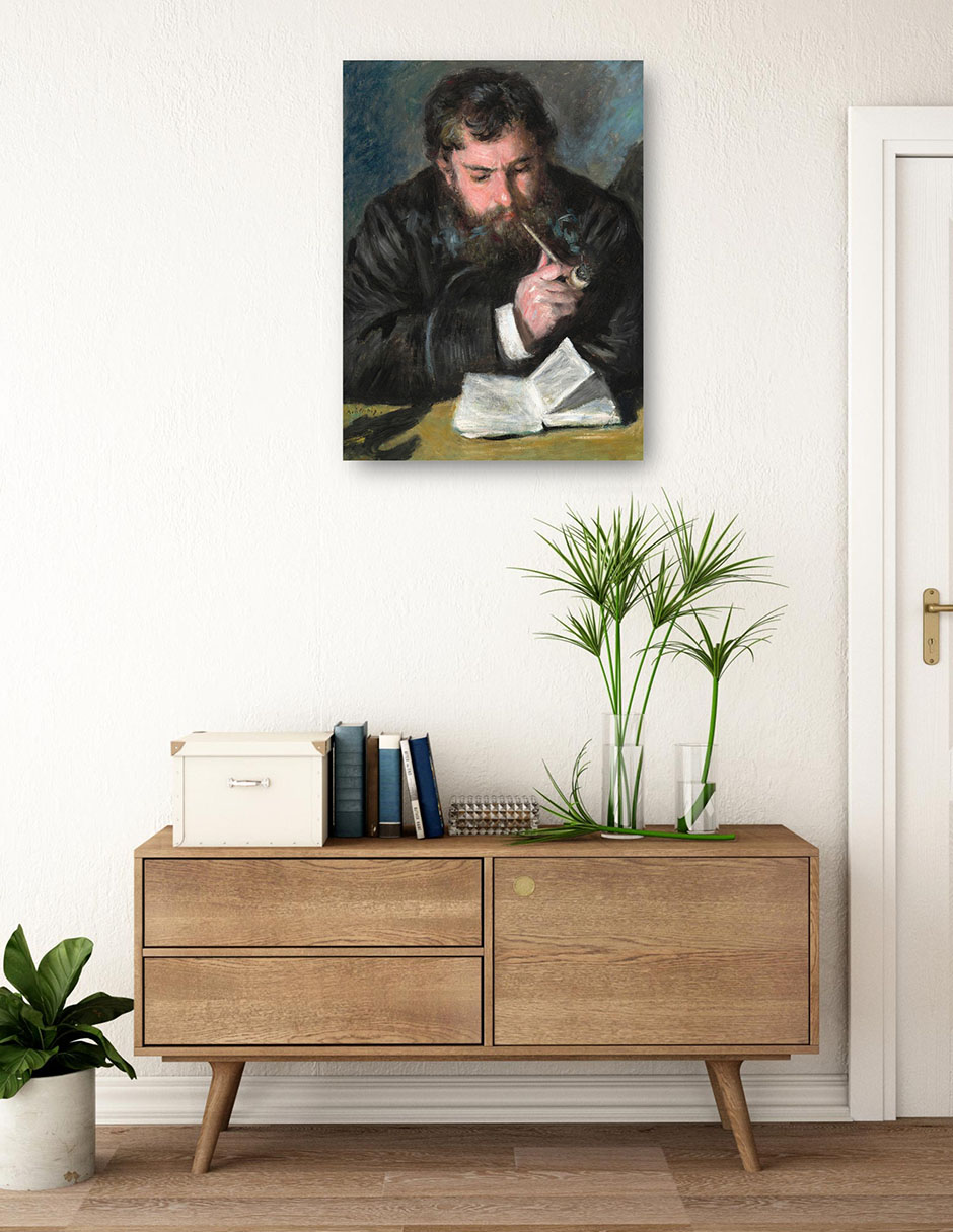 Foto 4 pulgar | Cuadro Decorativo - Claude Monet- Pierre-auguste Renoir - Fotografía - 46x61 - Impresión En Lienzo - Fine Art Tj