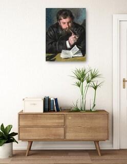 Foto 3 | Cuadro Decorativo - Claude Monet- Pierre-auguste Renoir - Fotografía - 46x61 - Impresión En Lienzo - Fine Art Tj