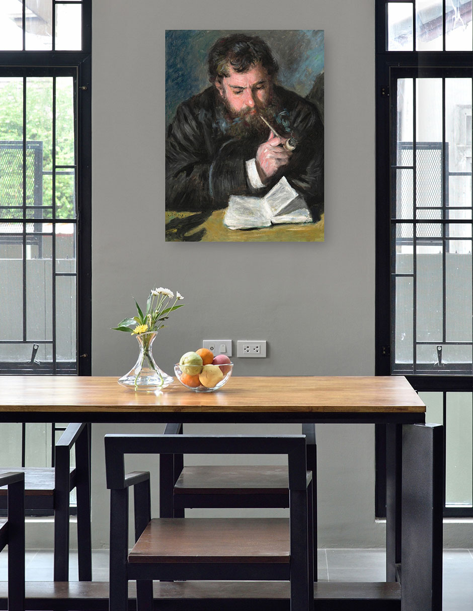 Foto 5 pulgar | Cuadro Decorativo - Claude Monet- Pierre-auguste Renoir - Fotografía - 46x61 - Impresión En Lienzo - Fine Art Tj