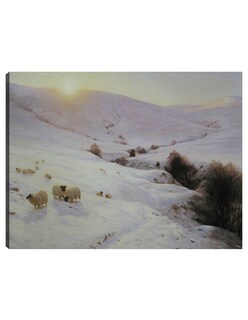 Foto 1 | Cuadro Decorativo - Colinas Del Sur- Joseph Farquharson - Religión - 107x143 - Impresión En Lienzo - Fine Art Tj