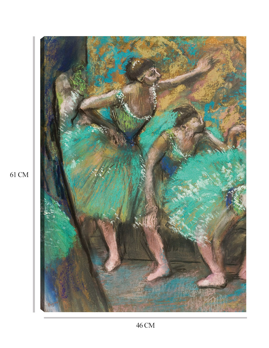 Foto 7 pulgar | Cuadro Decorativo - Los Bailarines- Edgar Degas - Fotografía - 46x61 - Impresión En Lienzo - Fine Art Tj