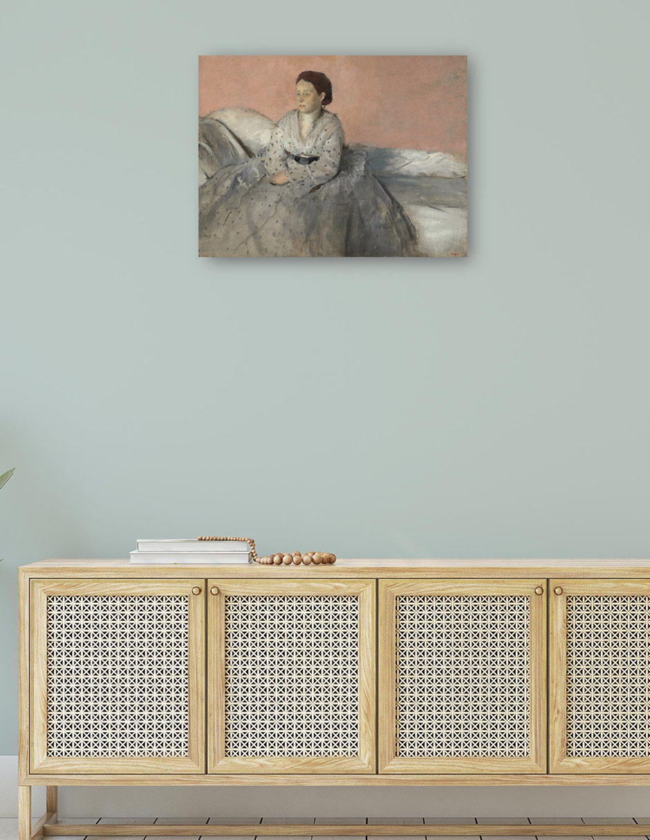 Foto 5 pulgar | Cuadro Decorativo - Señora René De Gas, 1872/1873- Edgar Degas - Fotografía - 46x61 - Impresión En Lienzo - Fine Art
