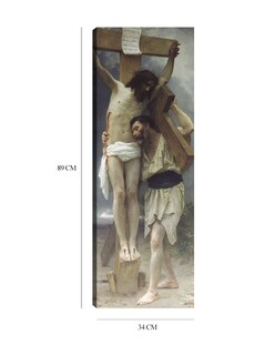 Foto 5 | Cuadro Decorativo - Compasión (1897)- William Bouguereau - Religión - 34x89 - Impresión En Lienzo - Fine Art Tj