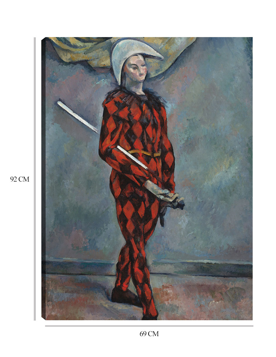 Foto 7 pulgar | Cuadro Decorativo - Arlequín (1888-1890)- Paul Cézanne - Fotografía - 69x92 - Impresión En Lienzo - Fine Art Tj
