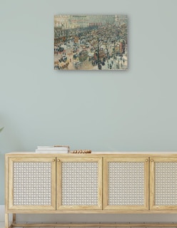 Foto 4 | Cuadro Decorativo - Bulevar De Los Italianos- Camille Pissarro - Religión - 28x36 - Impresión En Lienzo - Fine Art Tj