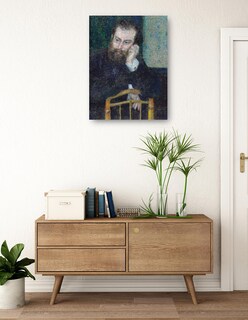 Foto 3 | Cuadro Decorativo - Alfred Sisley (1876)- Pierre-auguste Renoir - Fotografía - 28x36 - Impresión En Lienzo - Fine Art