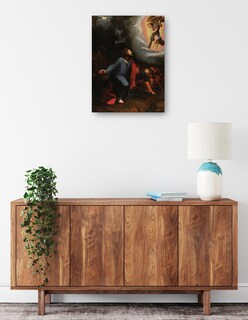 Foto 2 | Cuadro Decorativo - Cristo En El Huerto De Getsemaní- Juan Sariñena - Religión - 46x61 - Impresión En Lienzo - Fin