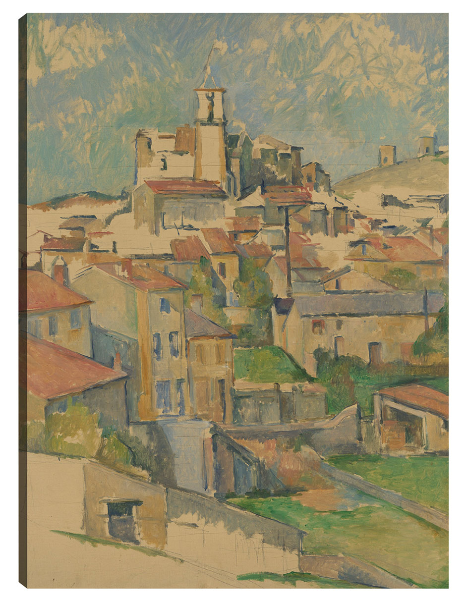 Foto 1 | Cuadro Decorativo - Jardín- Paul Cezanne - Ciudades - 46x61 - Impresión En Lienzo - Fine Art Tj