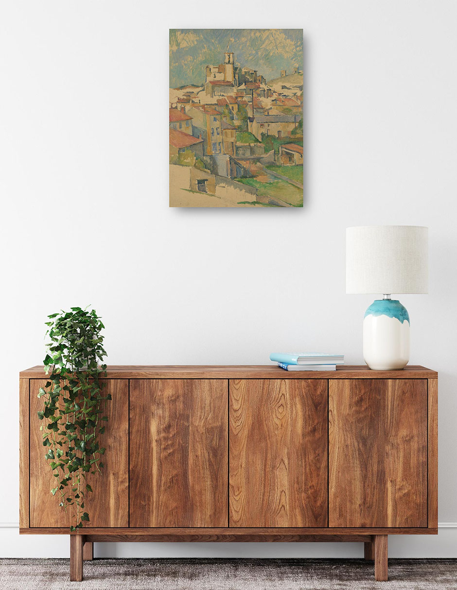 Foto 2 | Cuadro Decorativo - Jardín- Paul Cezanne - Ciudades - 46x61 - Impresión En Lienzo - Fine Art Tj