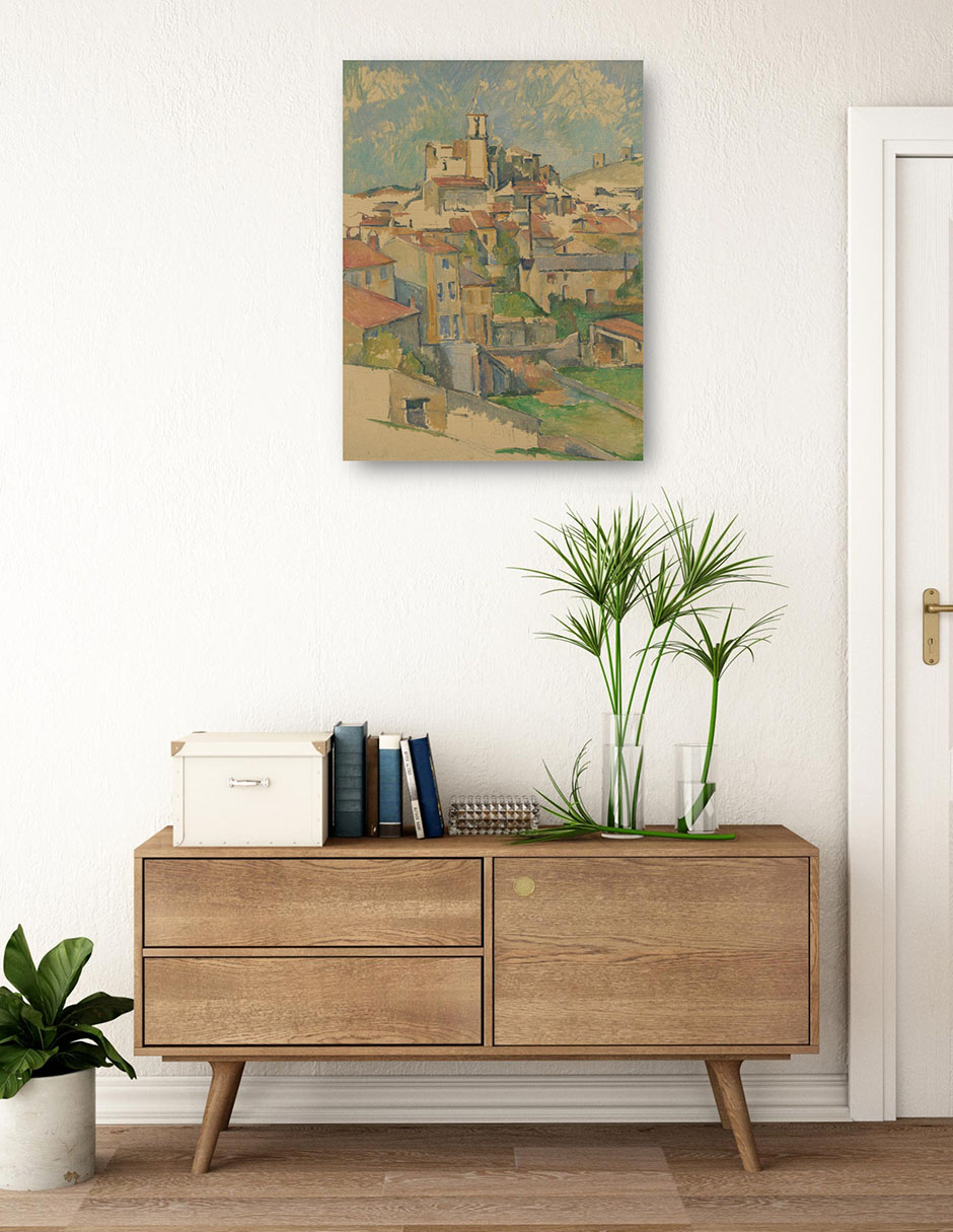 Foto 3 | Cuadro Decorativo - Jardín- Paul Cezanne - Ciudades - 46x61 - Impresión En Lienzo - Fine Art Tj