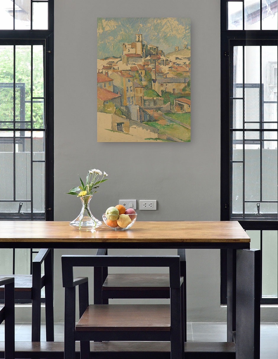 Foto 5 pulgar | Cuadro Decorativo - Jardín- Paul Cezanne - Ciudades - 46x61 - Impresión En Lienzo - Fine Art Tj