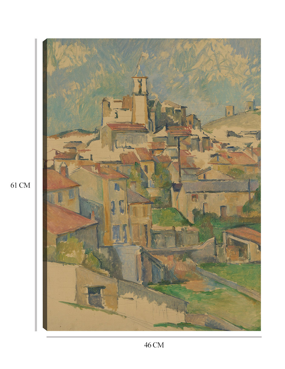 Foto 6 | Cuadro Decorativo - Jardín- Paul Cezanne - Ciudades - 46x61 - Impresión En Lienzo - Fine Art Tj