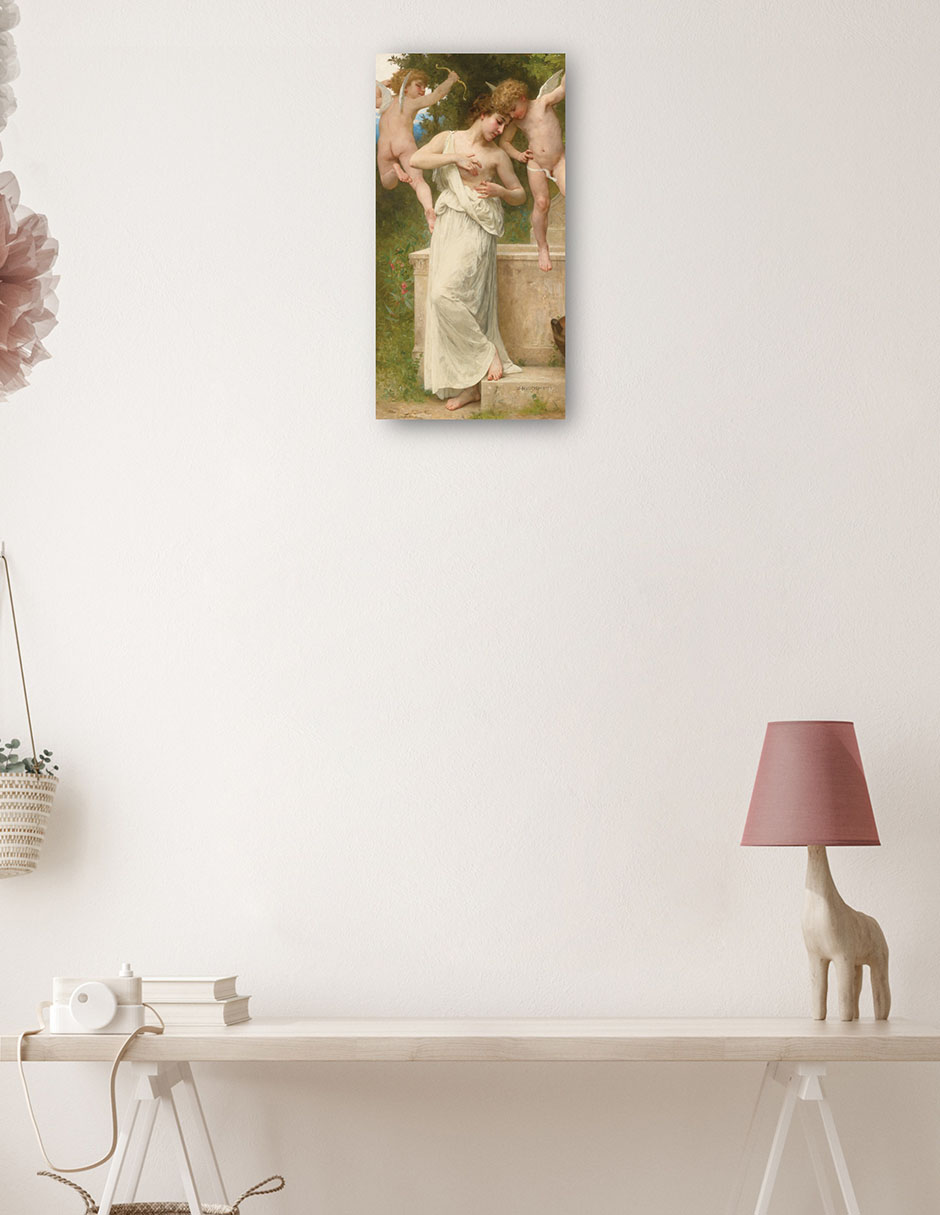 Foto 4 pulgar | Cuadro Decorativo - Bendiciones De Amor (1897)- William Bouguereau - Religión - 46x89 - Impresión En Lienzo - Fine Ar