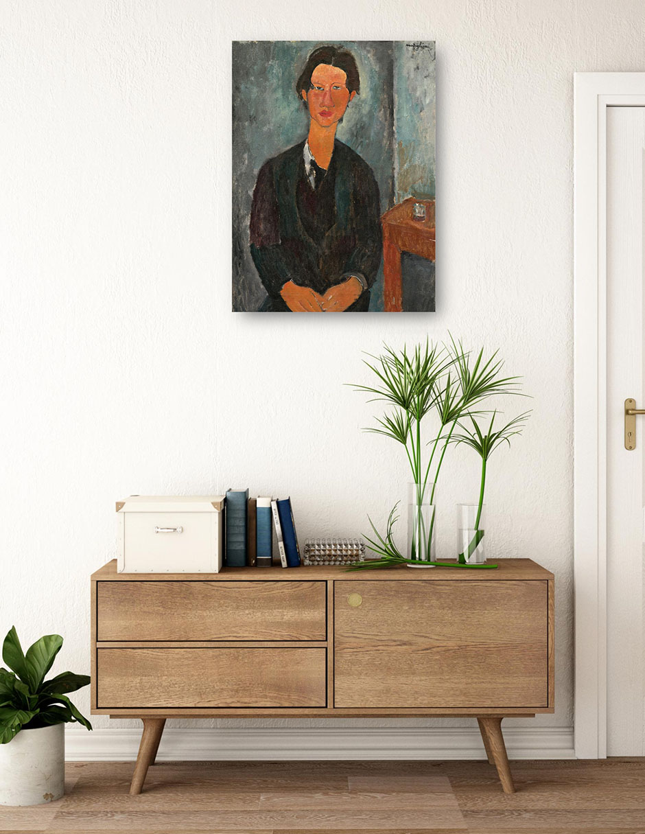 Foto 4 pulgar | Cuadro Decorativo - Chaim Soutine- Amedeo Modigliani - Fotografía - 28x36 - Impresión En Lienzo - Fine Art Tj