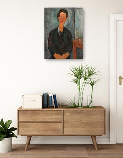 Foto 3 | Cuadro Decorativo - Chaim Soutine- Amedeo Modigliani - Fotografía - 28x36 - Impresión En Lienzo - Fine Art Tj