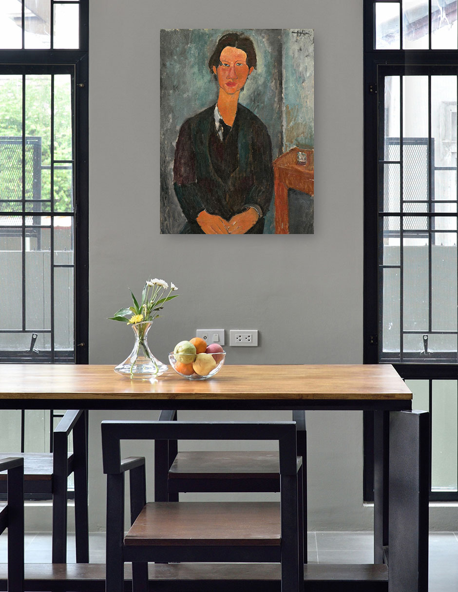 Foto 5 pulgar | Cuadro Decorativo - Chaim Soutine- Amedeo Modigliani - Fotografía - 28x36 - Impresión En Lienzo - Fine Art Tj